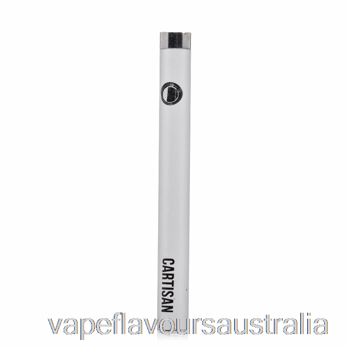 Vape Australia Cartisan Slim Button 280 510 Battery Silver